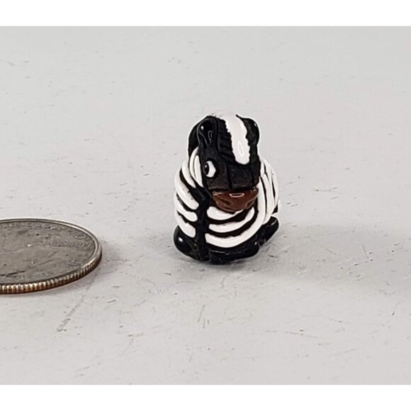 Peru Clay Baby Zebra Foal Miniature Figurine - Picture 3 of 6